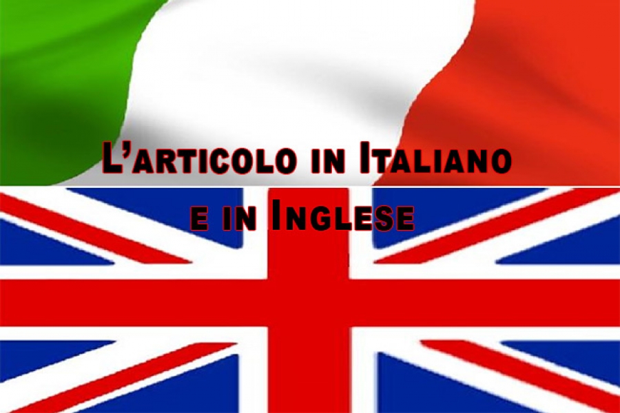 L’articolo in Italiano e in Inglese